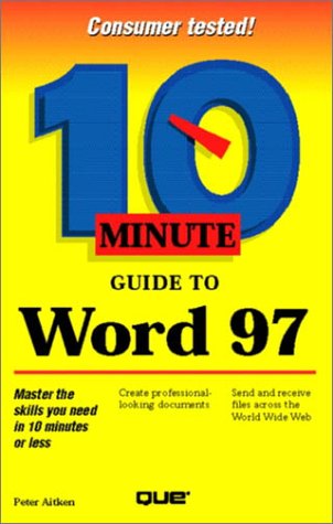 10 Minute Guide To Word 97