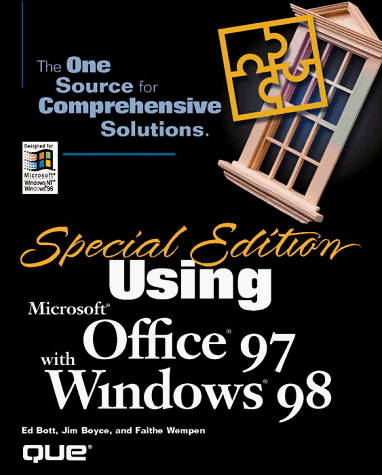 Special Edition Using Office 97 with Windows 98