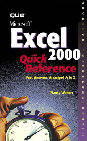 Microsoft Excel 2000 Quick Reference