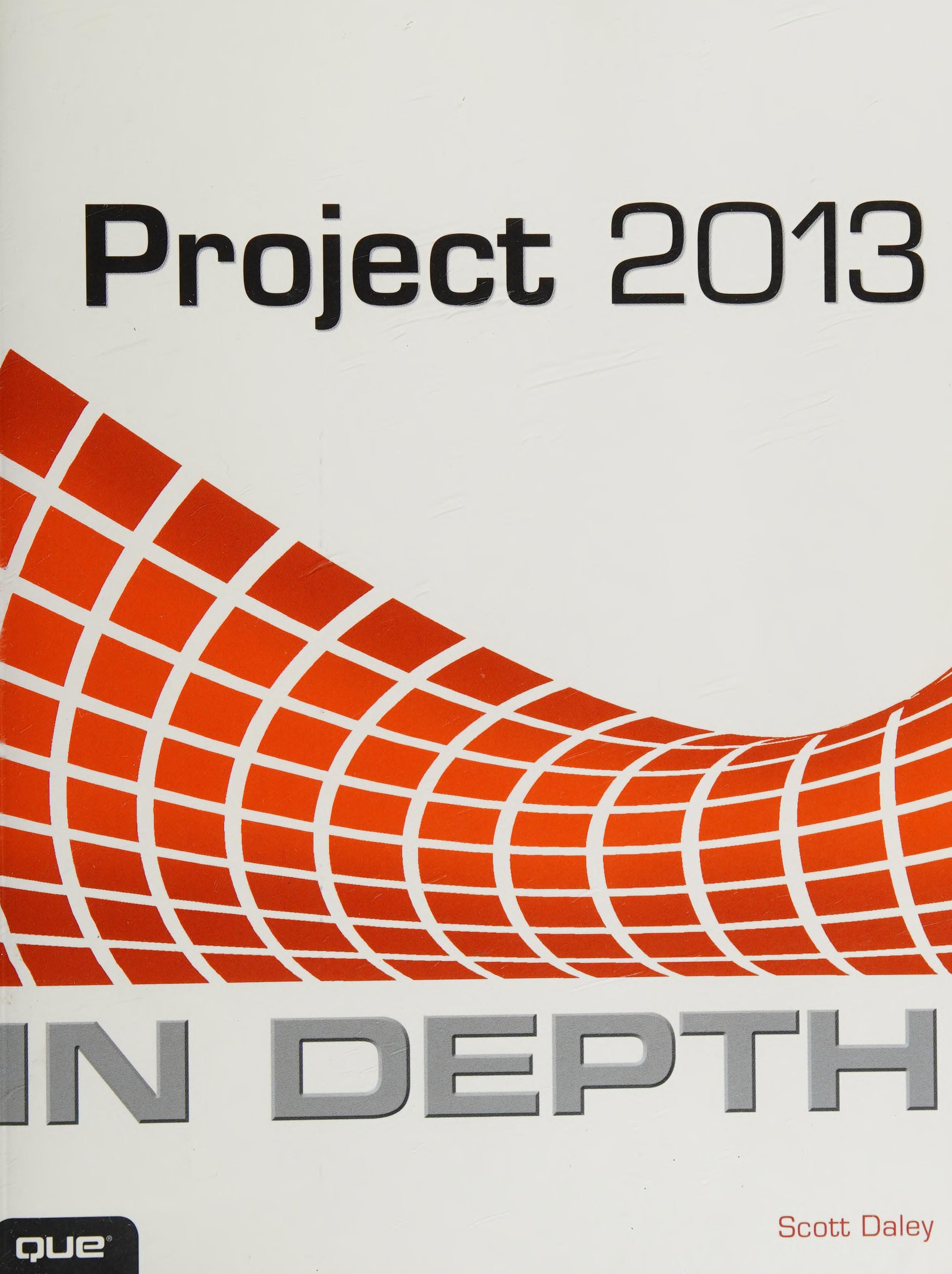 Project 2013 In Depth