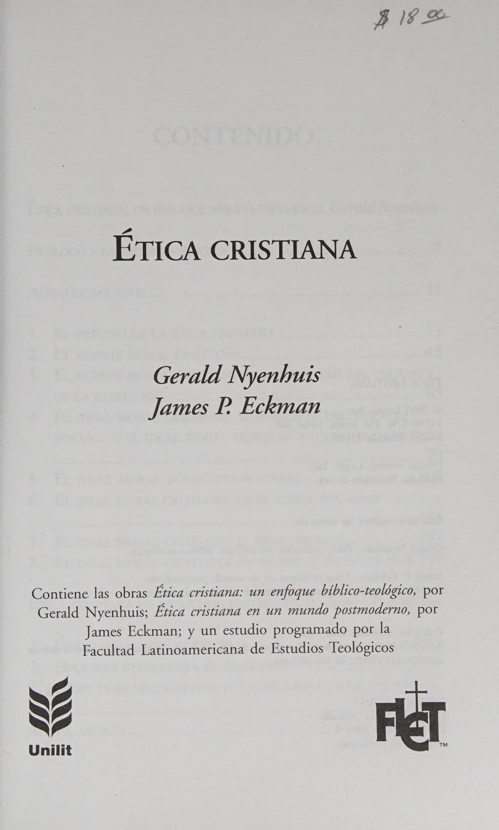 Etica Cristiana / Christian Ethics
