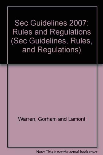 Sec Guidelines 2007