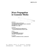 Wave Propagation in Granular Media H00538