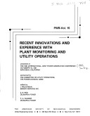 Recent Innovations and Experience with Plant Monitoring and Utility Operations/H00655