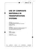 Use Of Composite Materials In Transportation Systems: Presented At The Winter Annual Meeting Of The American Society Of Mechnical Engineers, Atlanta, Georgia, December 1-6, 1991