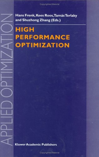 High Performance Optimization APPLIED OPTIMIZATION Volume 33