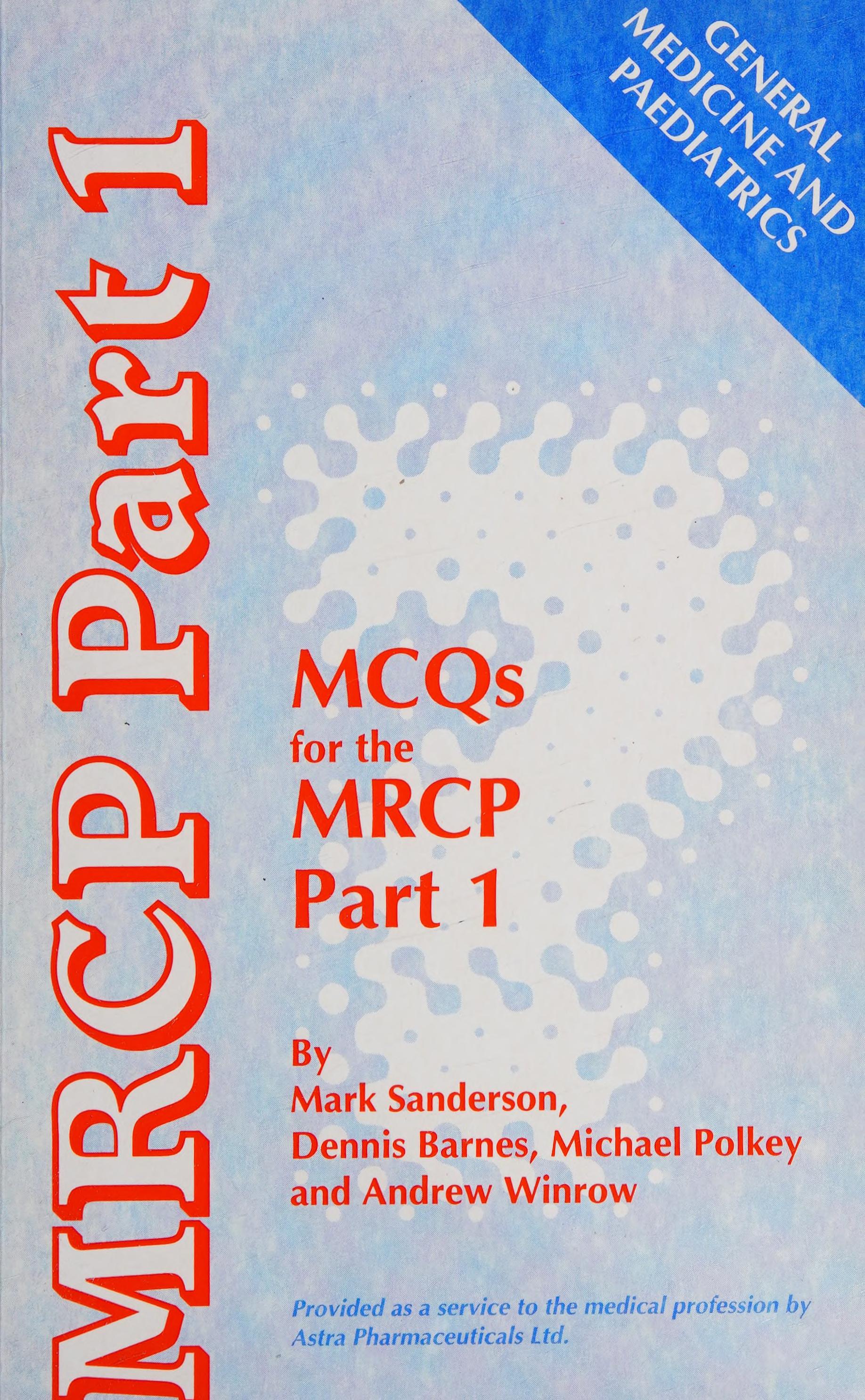 Sanderson: Mcqs For The Mrcp Part 1