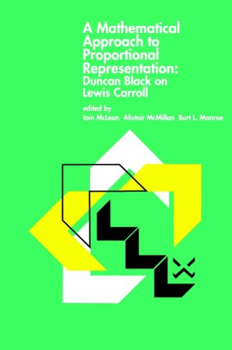 A Mathematical Approach To Proportional Representation: Duncan Black On Lewis Carroll