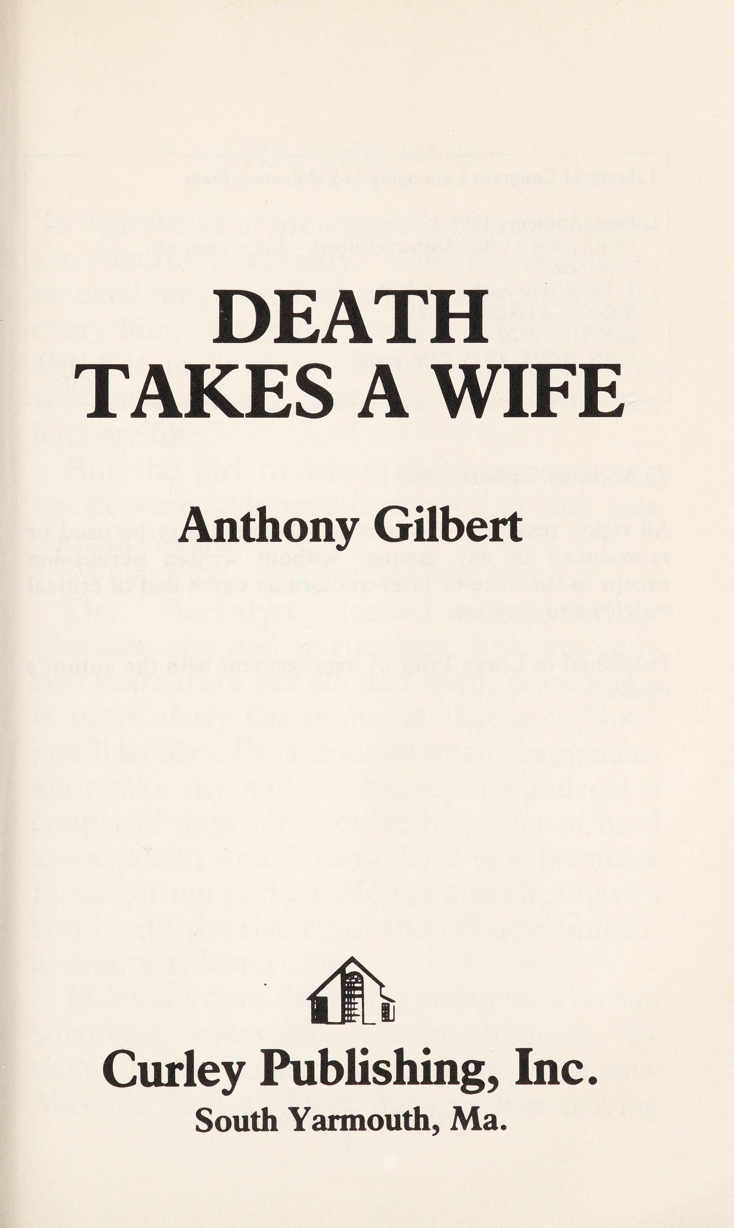 Death Takes a Wife