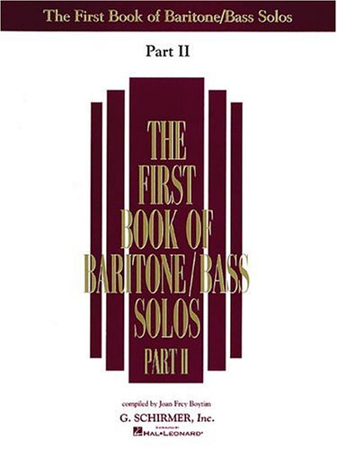The First Book of Baritone/Bass Solos - Part II
