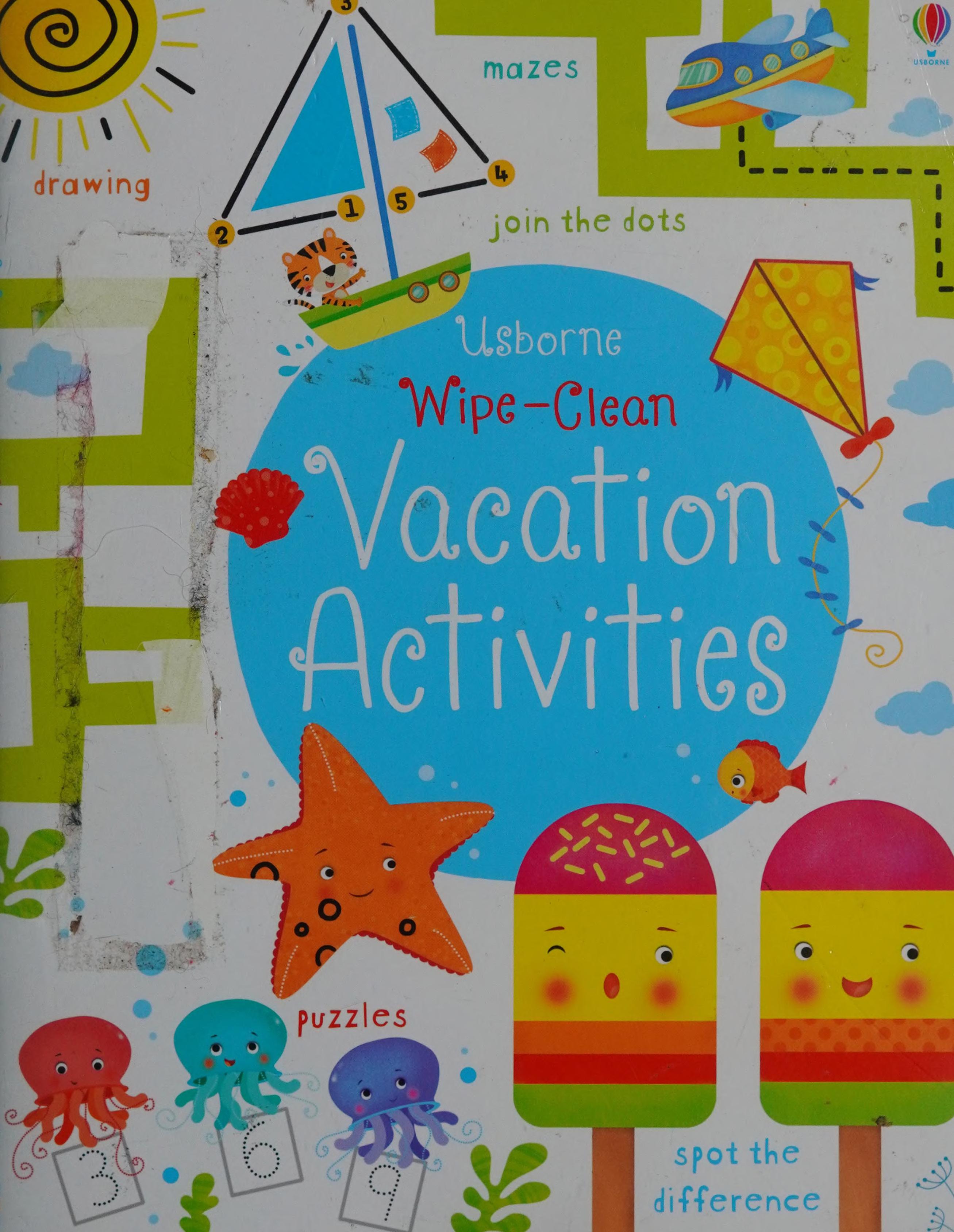 Usborne wipe clean vacation activities