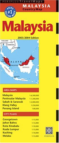 Malaysia Travel Map 3rd Edition