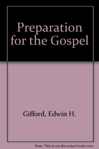 Preparation For The Gospel