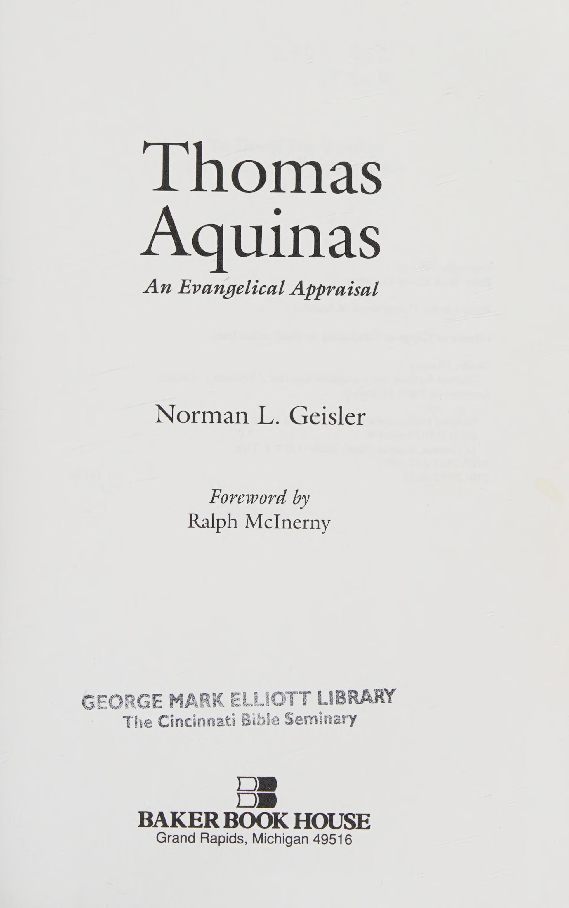 Thomas Aquinas