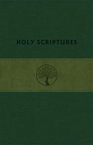 TLV Personal Size Giant Print Reference, Holy Scriptures, Grove/Olive LeatherTouch