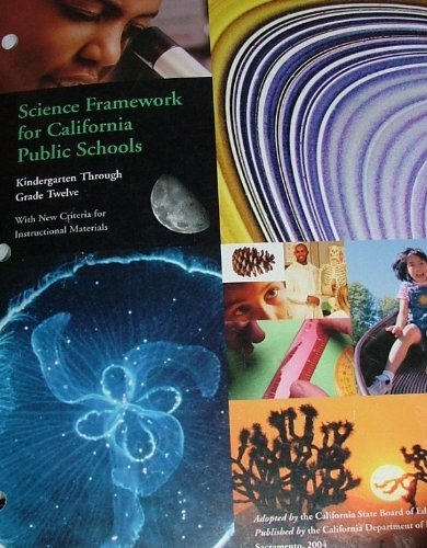 Science Framework For California Public Schools: Kindergarten Through Grade Twelve