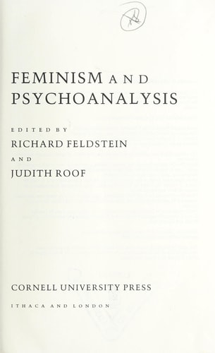 Feminism and psychoanalysis