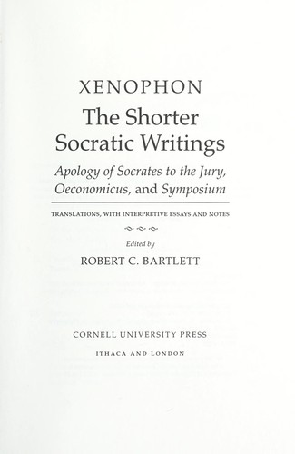 The Shorter Socratic Writings