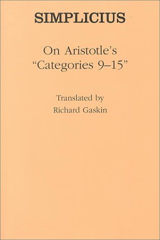 On Aristotle's "Categories 9-15"