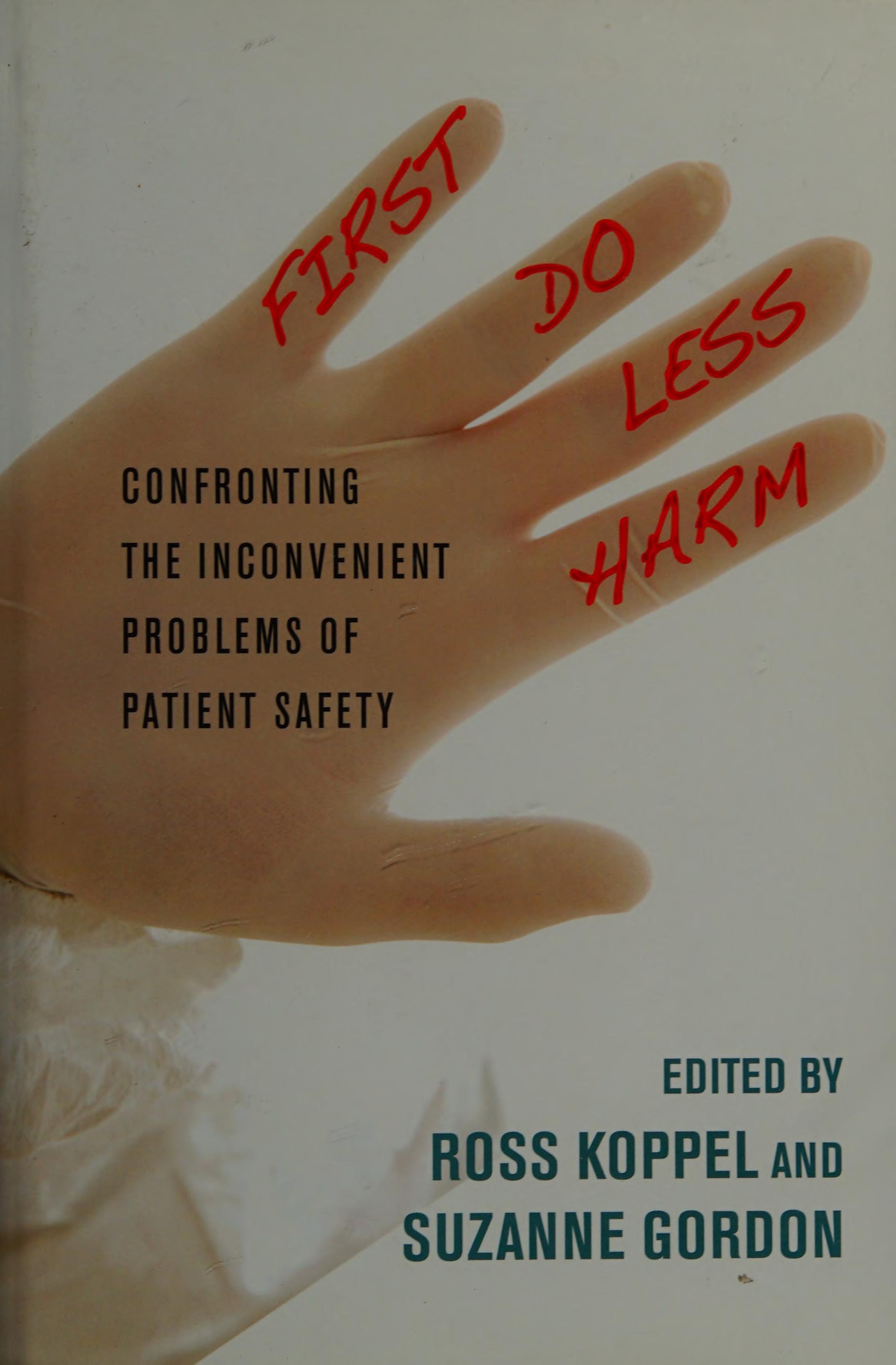 First do less harm