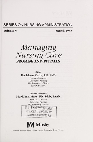 Managing Nursing Care