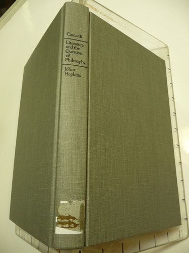 Literature And The Question Of Philosophy
