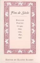 Fins De Siècle: English Poetry In 1590, 1690, 1790, 1890, 1990