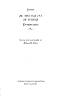On The Nature Of Things: De Rerum Natura