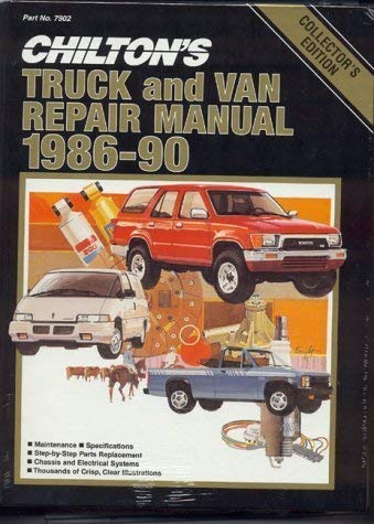 Chilton'S Truck And Van Repair Manual 1986-90