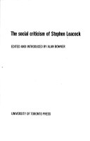 The Social Criticism Of Stephen Leacock;