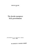 The Jewish Emergence from Powerlessness