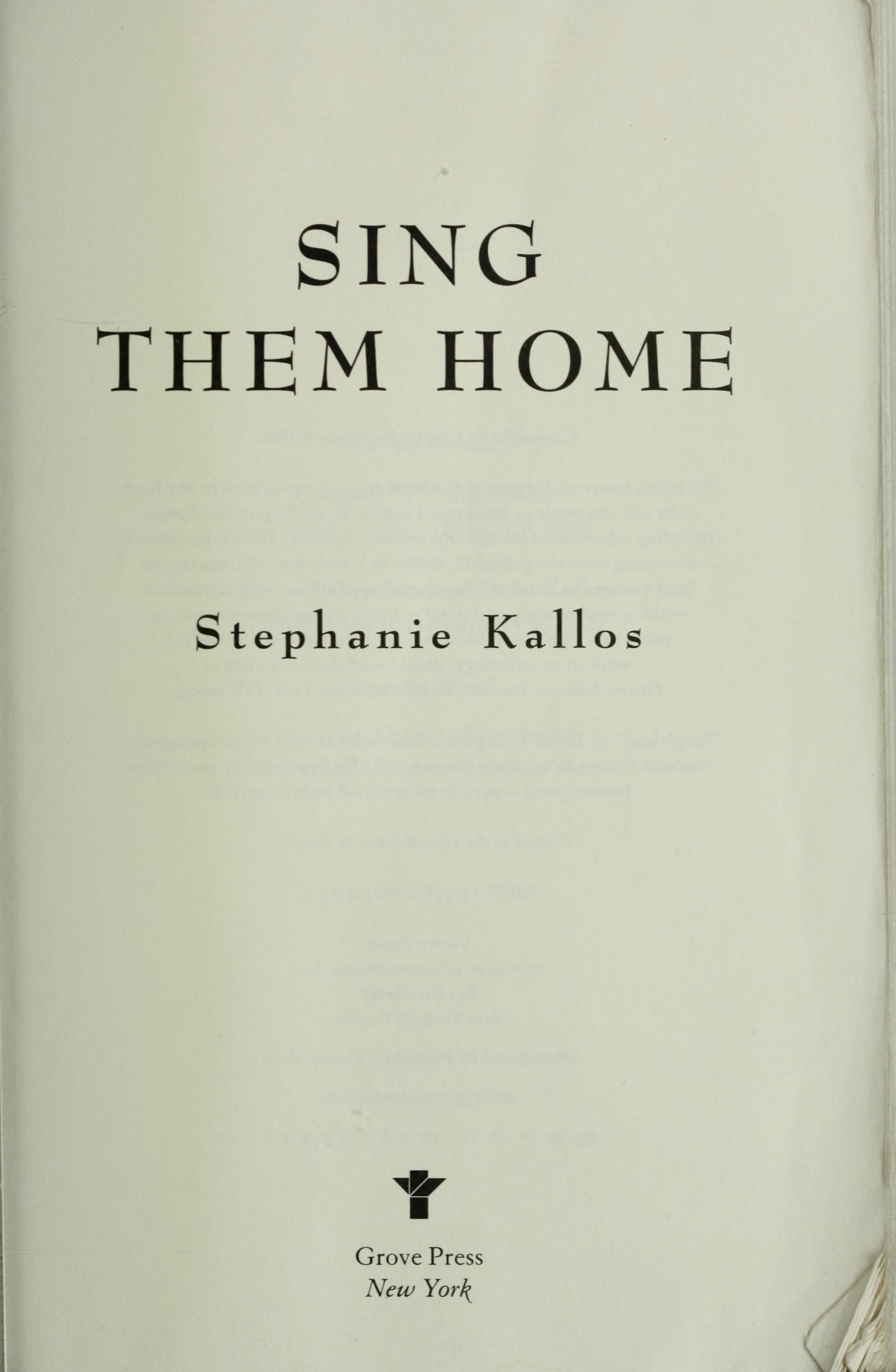 Sing Them Home