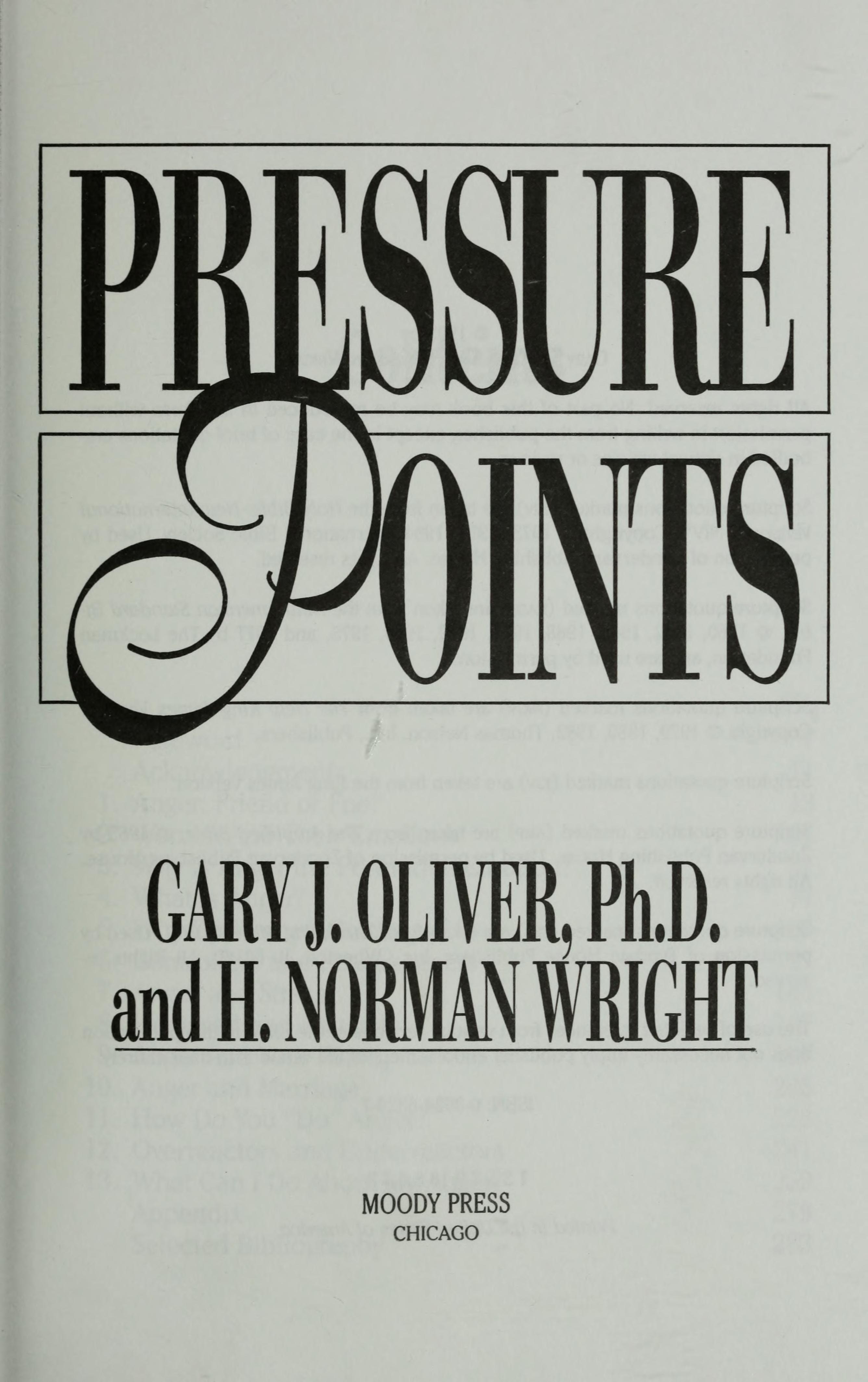 Pressure Points