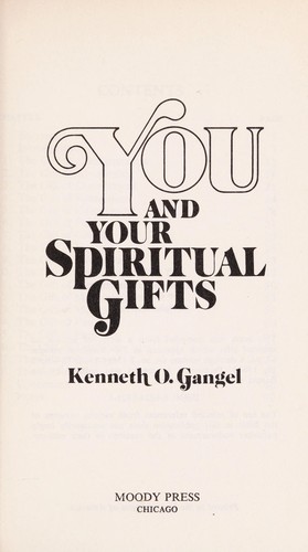 You and Your Spiritual Gifts
