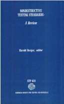 Nondestructive Testing Standards: A Review