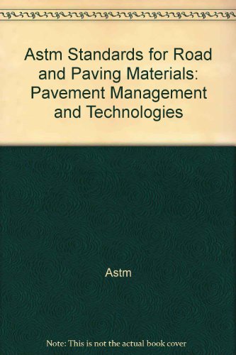 Astm Standards for Road and Paving Materials