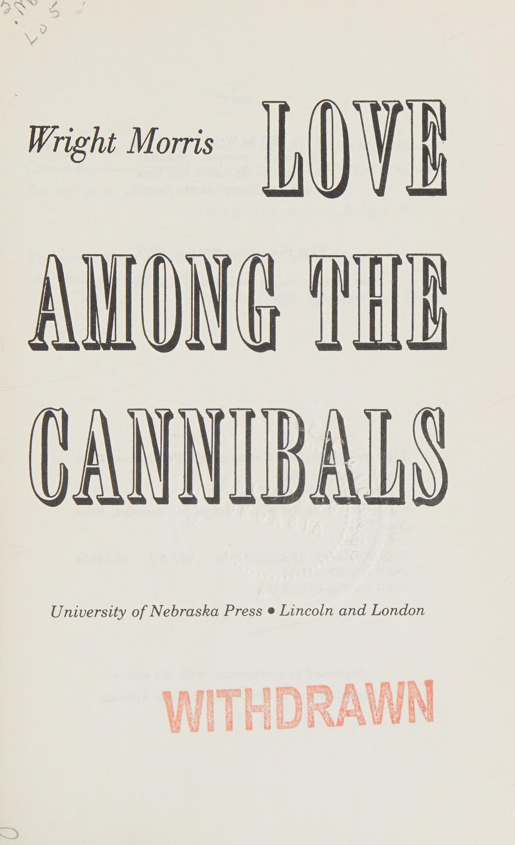 Love Among the Cannibals