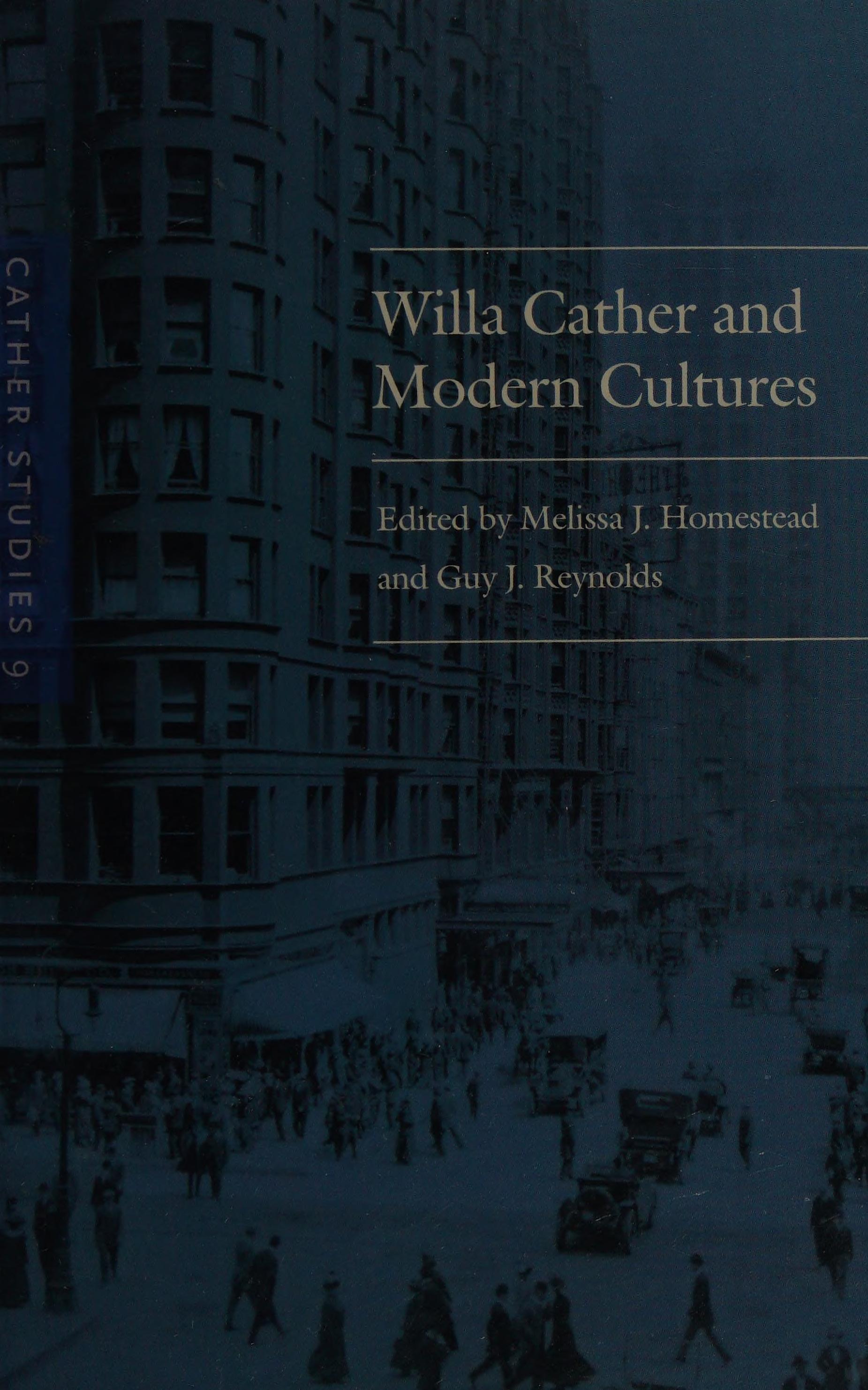 Willa Cather and modern cultures