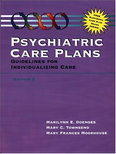 Psychiatric care plans