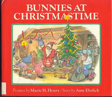 Bunnies at Christmastime