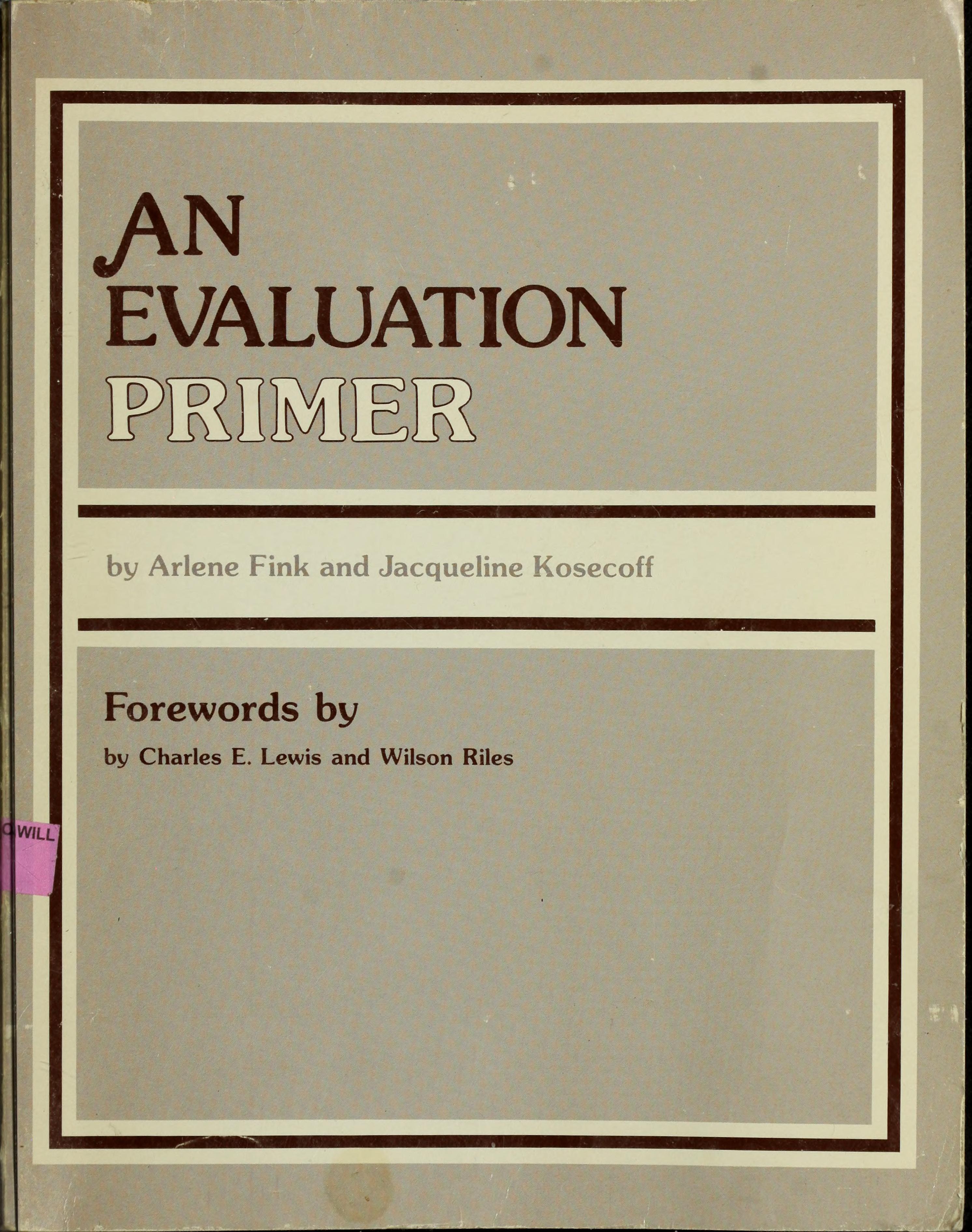 An Evaluation Primer