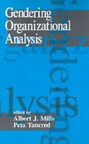 Gendering organizational analysis