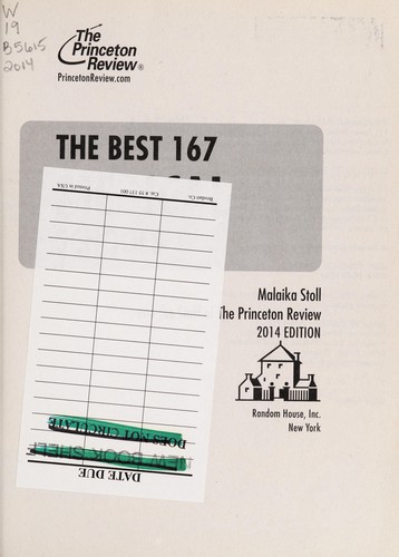 The Best 167 Medical Schools, 2014 Edition