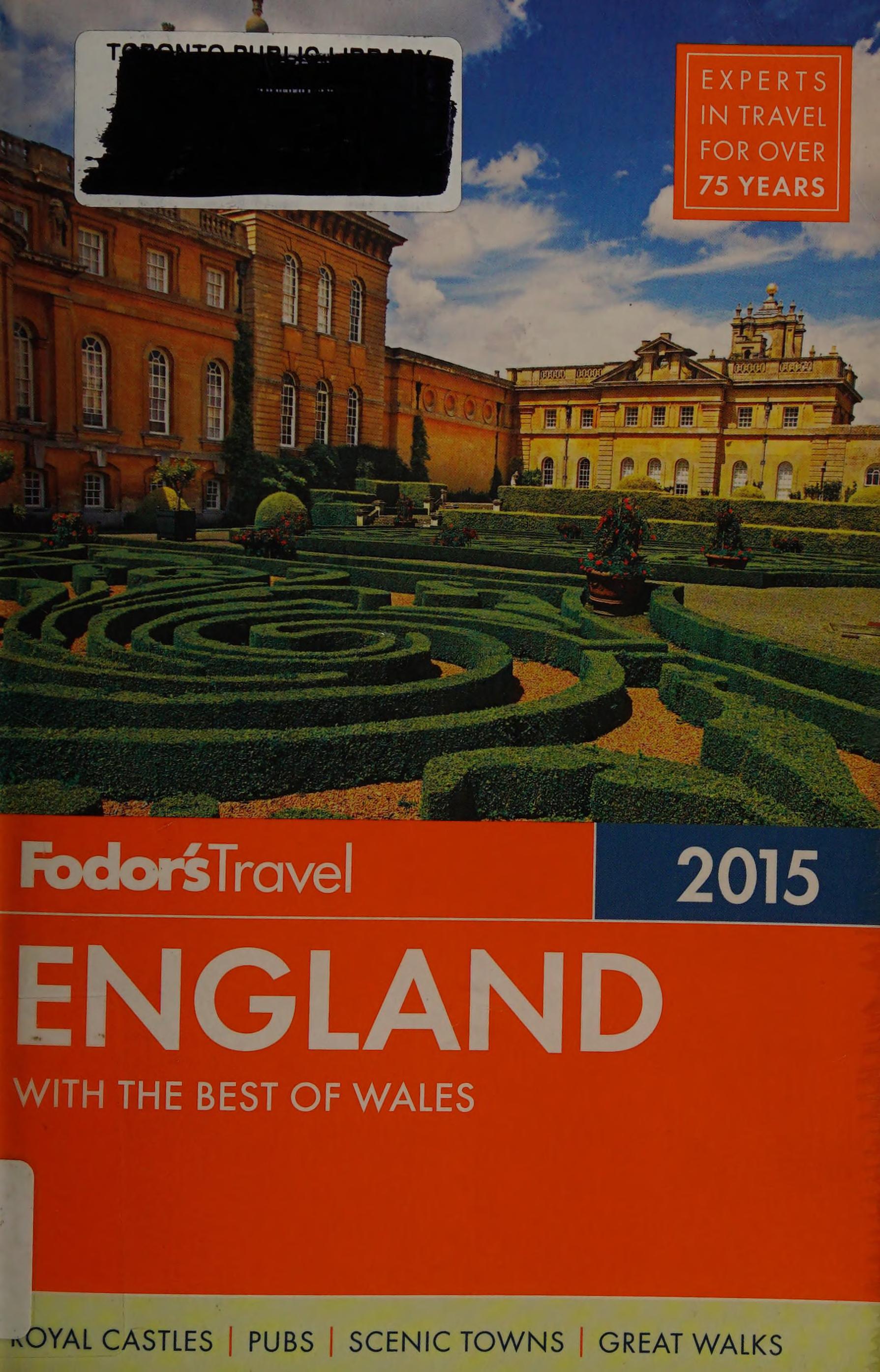 Fodor's England 2015