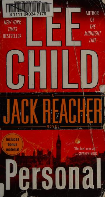 Personal by Lee Child, ISBN 9780804178754