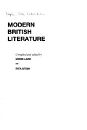 A Library Of Literary Criticism: Modern British Literature Volume V Second Supplement