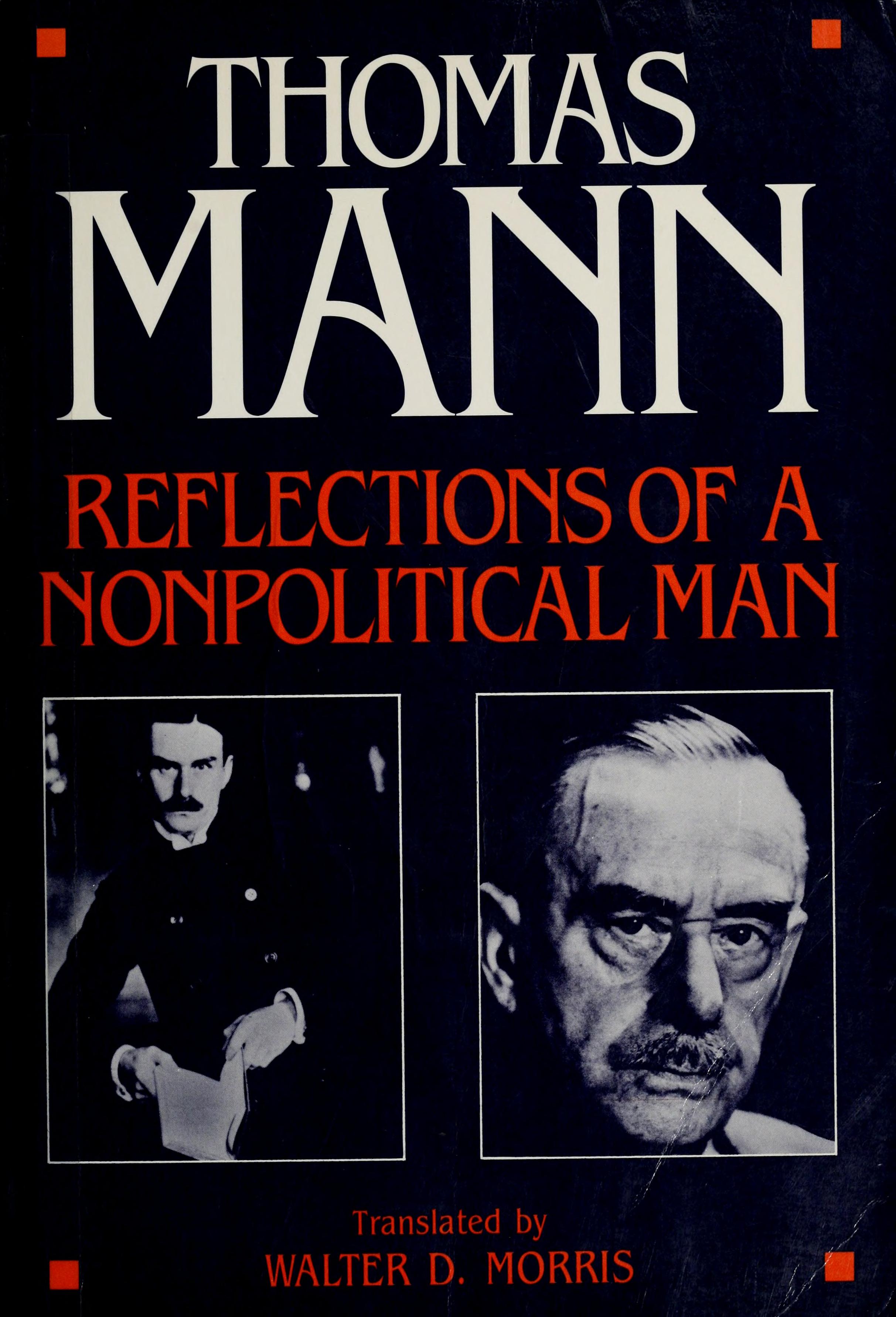 Reflections of a Nonpolitical Man