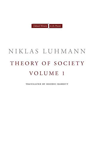 Theory of Society, Volume 1