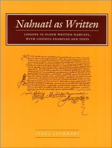 Nahuatl as Written