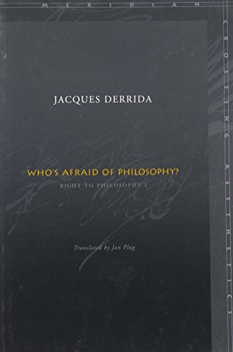 Who’s Afraid of Philosophy?